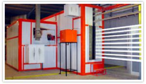 batch type powder coating plants